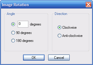 Rotate Image dialog